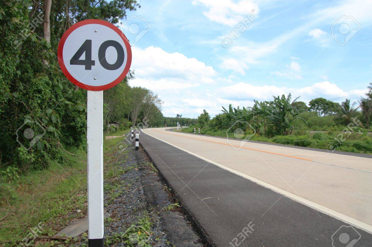 40 km h au dessus de la limitation