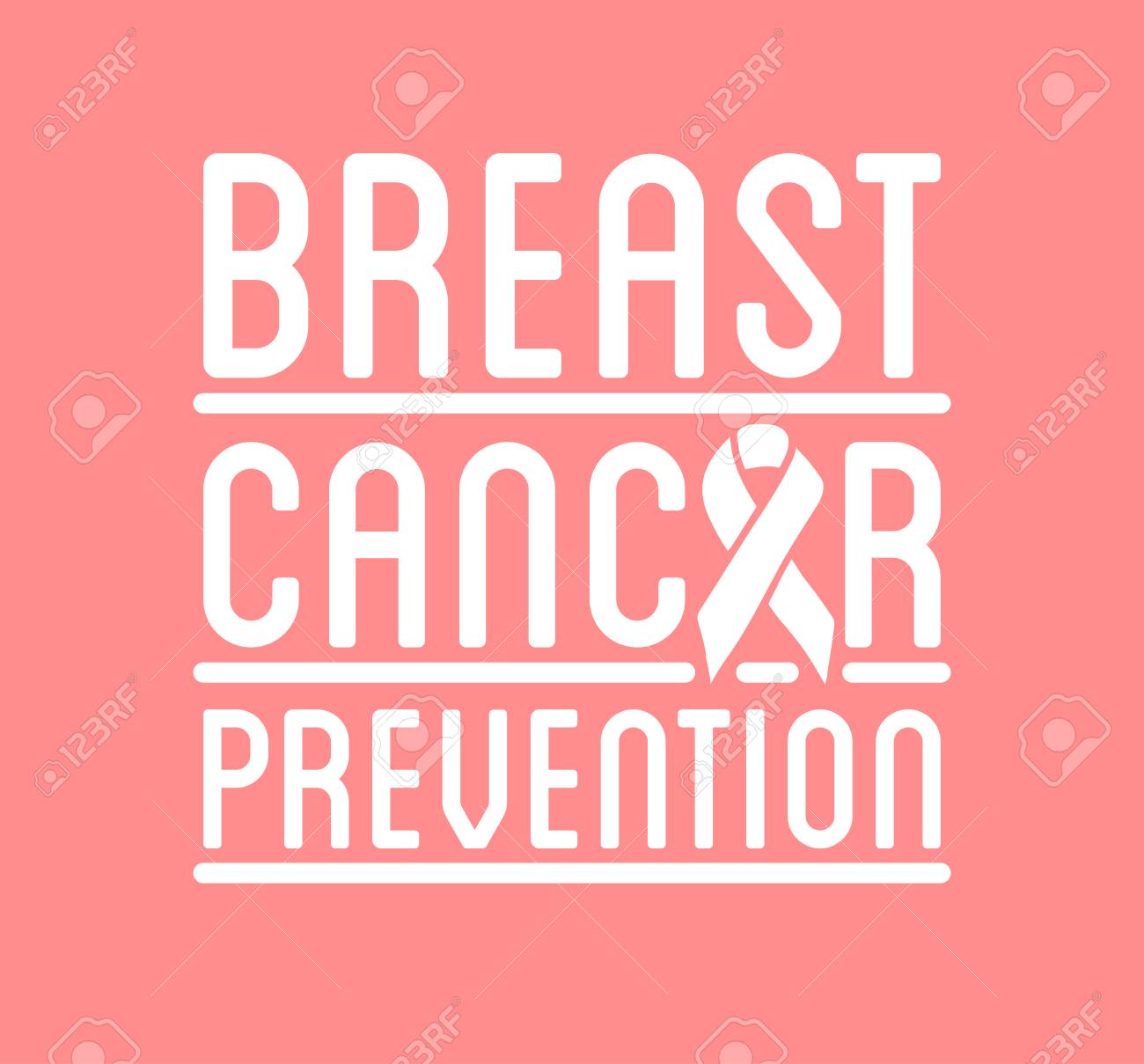 international day of breast cancer awareness vector badge flyer