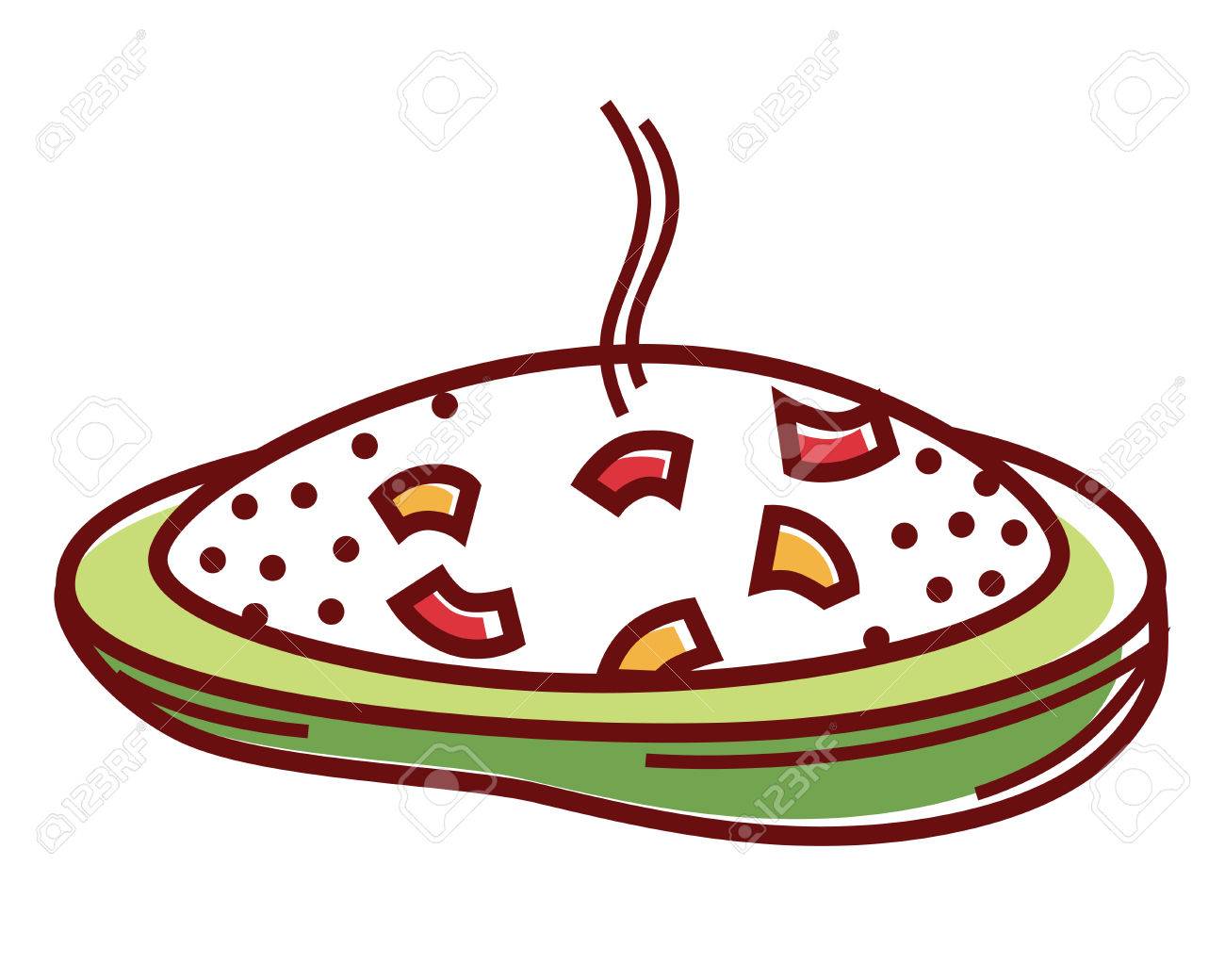 Zucchini Slice Cartoon