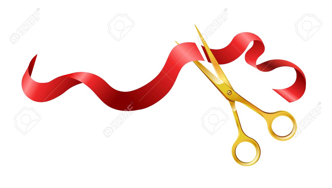 Красная Лента Открытие Png