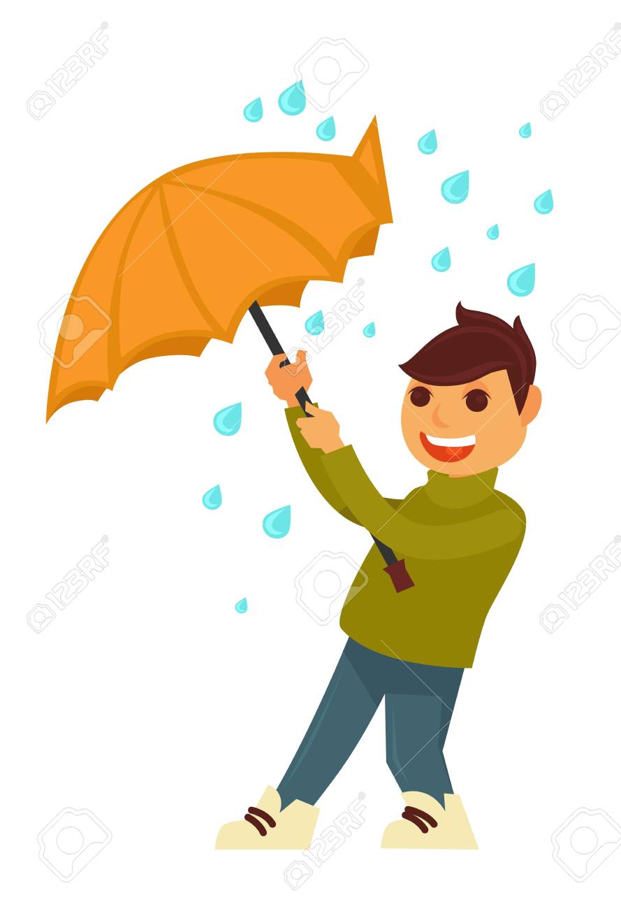 umbrella against wind