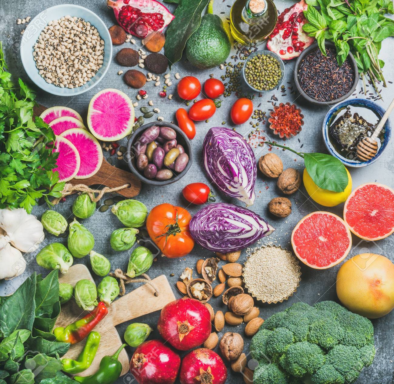 Dieta vegana sin cereales