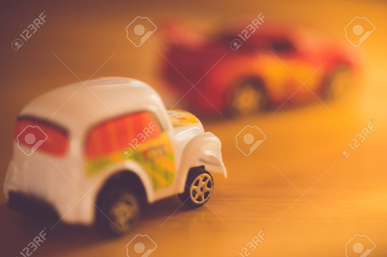two toy cars