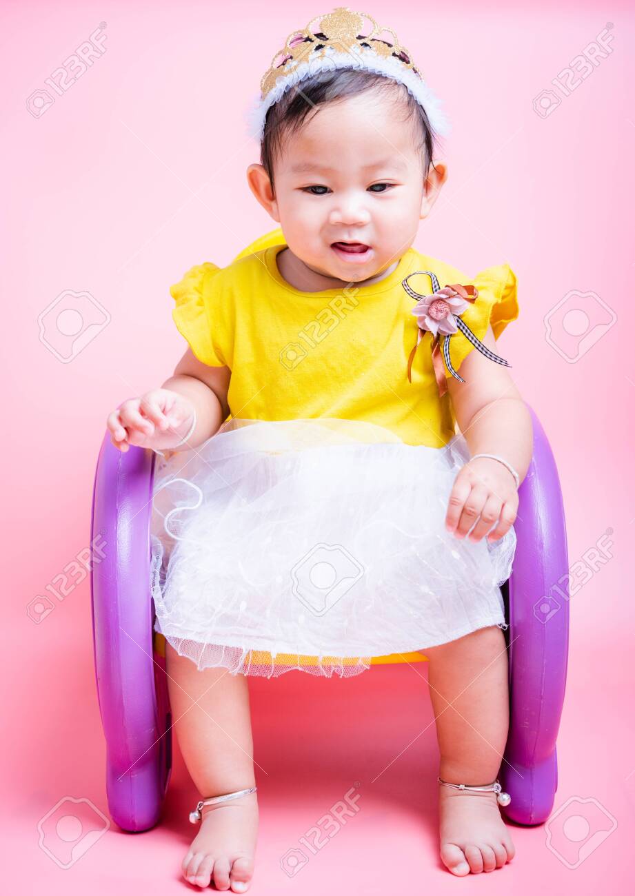 baby on chair