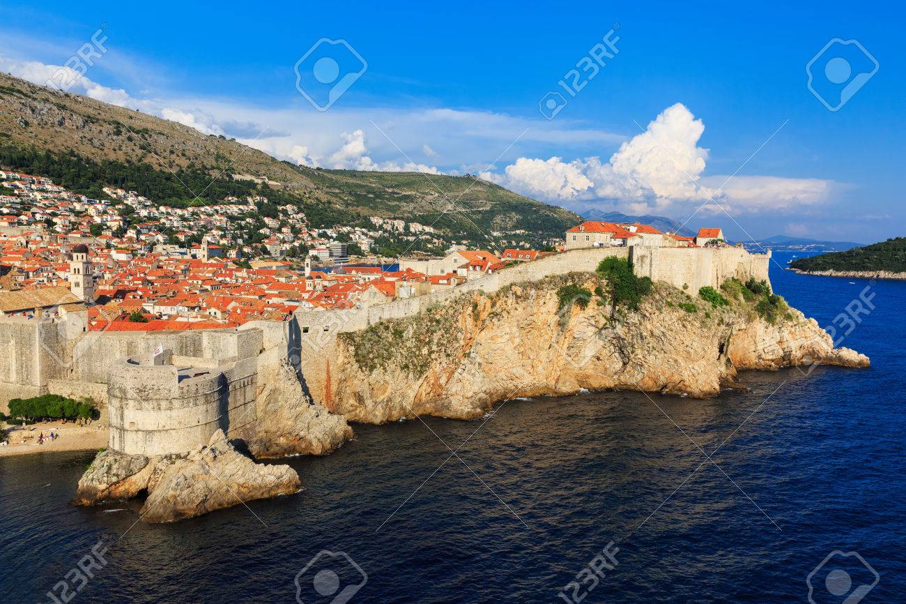 ドゥブロヴニク クロアチアの壁 の写真素材 画像素材 Image