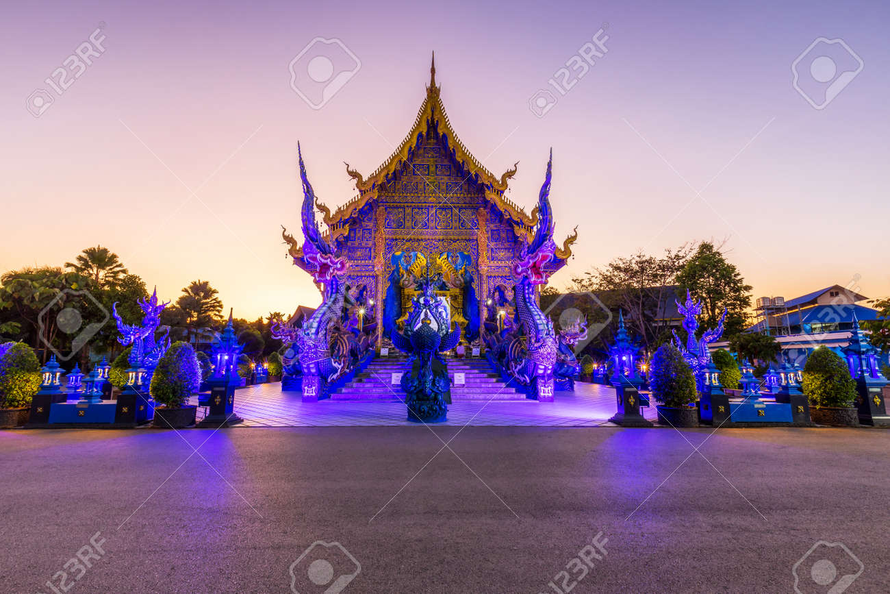 Wat Rong Sua Ten temple, Chiang Rai Province, Thailand, It's a popular destination and Landmark of Chiang Rai - 167505846 Wat Rong Sua Ten temple, Chiang Rai Province, Thailand, It's a popular destination and Landmark of Chiang Rai - 167505846