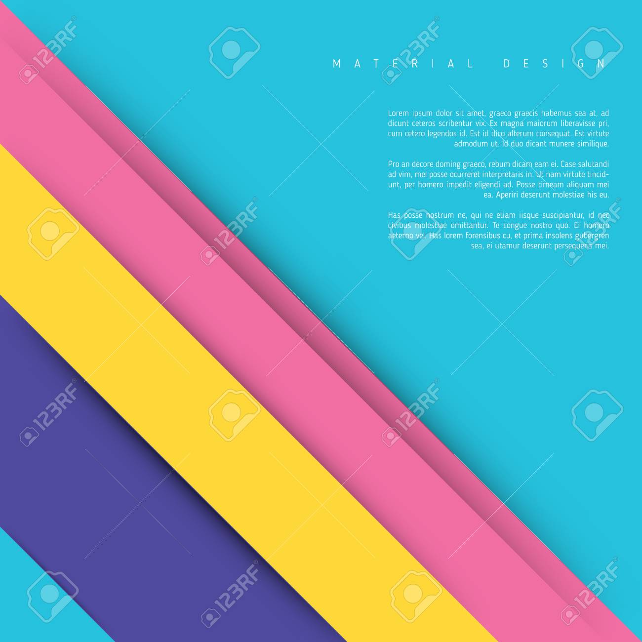 珍しいモダンなマテリアル デザインの背景のイラスト モダンなテンプレートです のイラスト素材 ベクタ Image