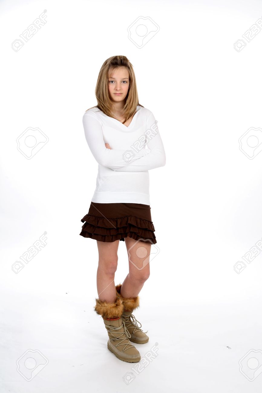 boots with mini skirt