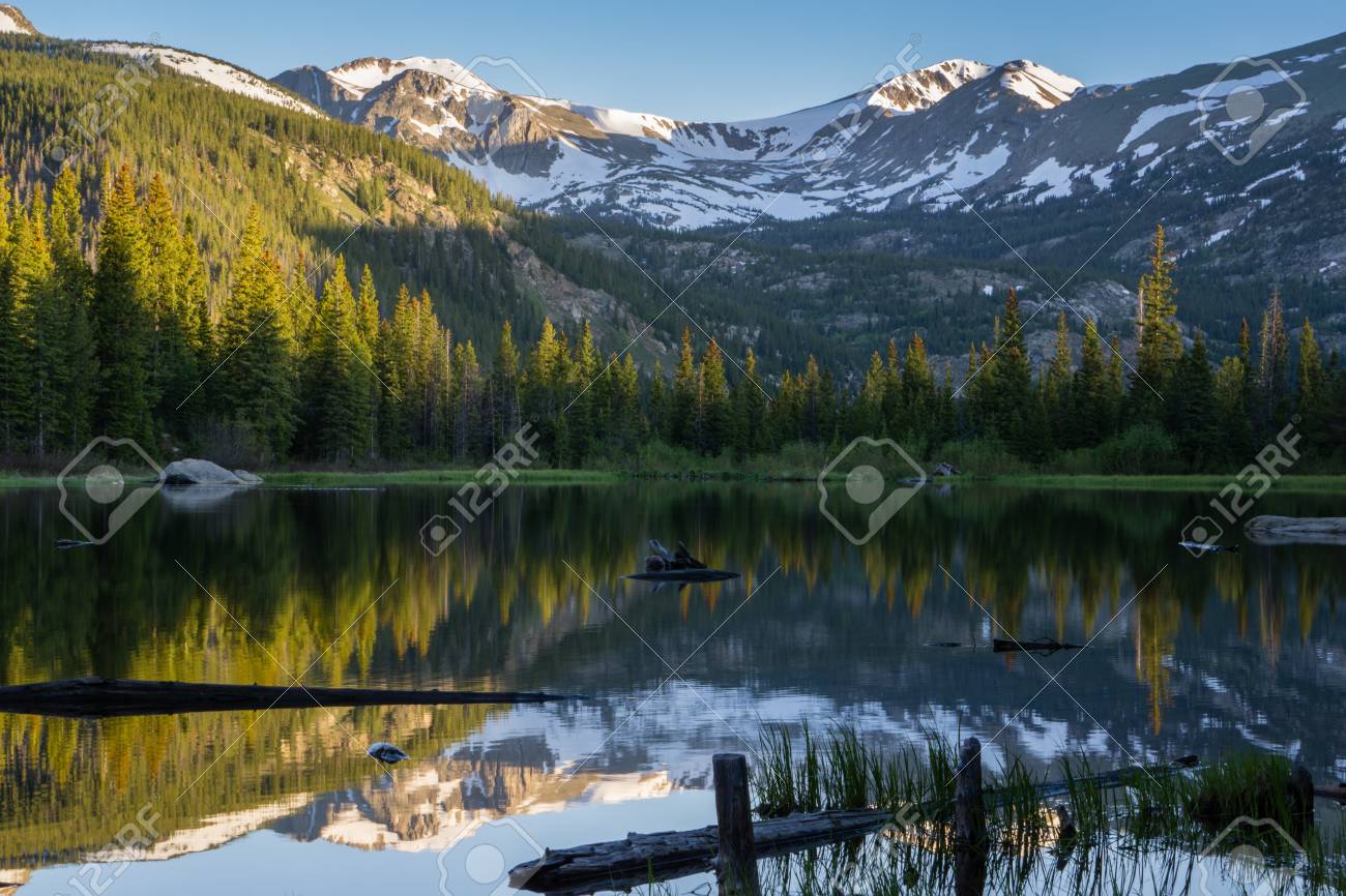 Sunrise on Lost Lake, near Nederland, Colorado. - 90793600 Sunrise on Lost Lake, near Nederland, Colorado. - 90793600