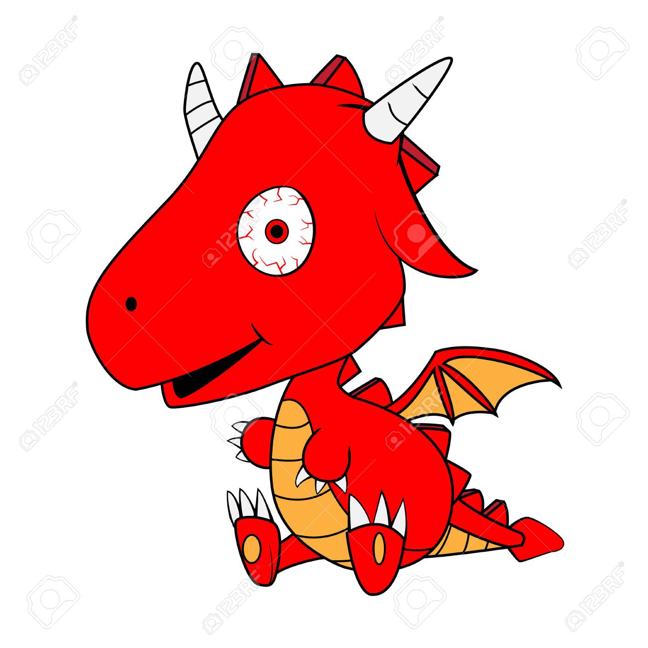 Illustration De Mignon Bebe Dragon Vector Eps 8 Clip Art Libres De Droits Vecteurs Et Illustration Image