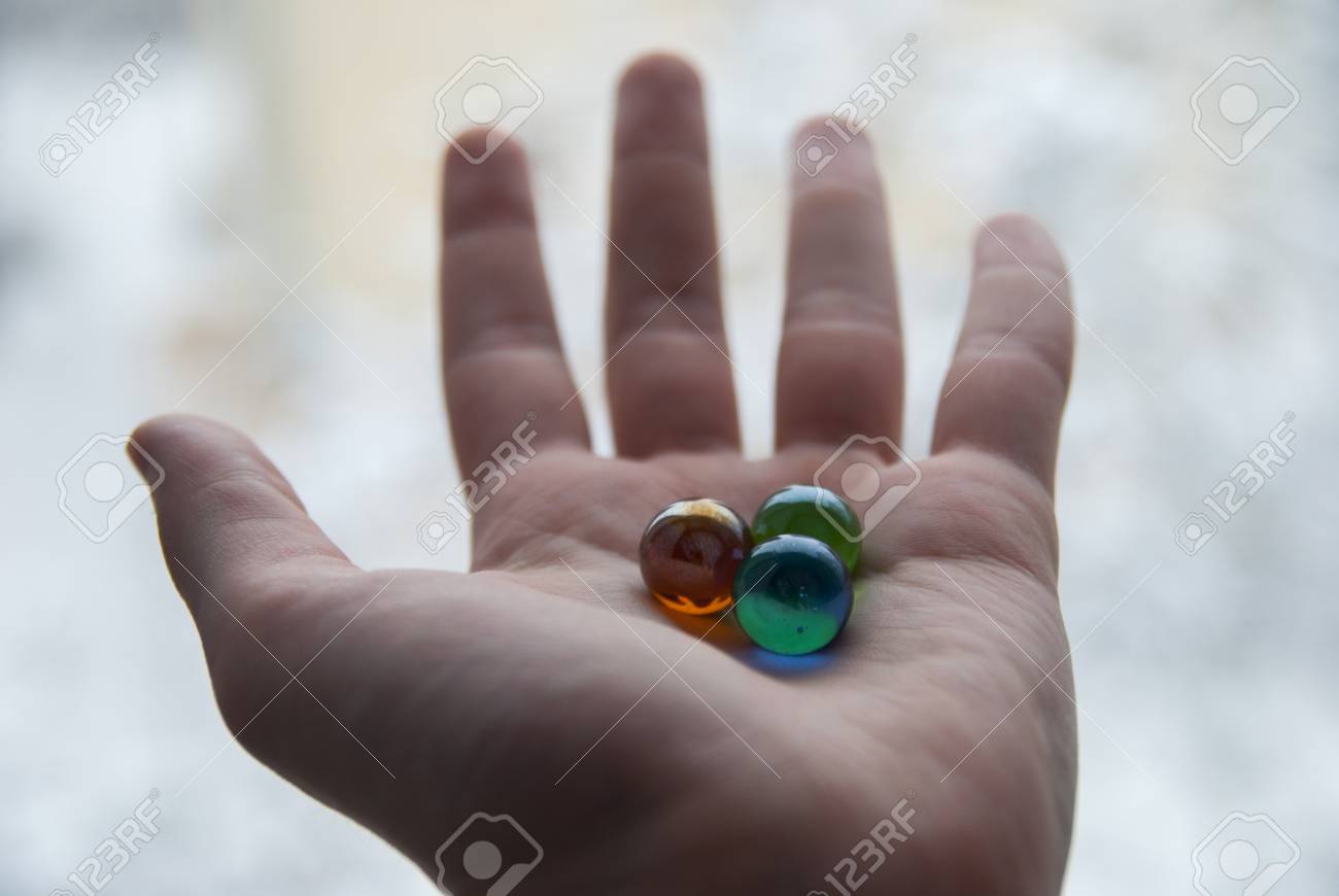 small marble balls