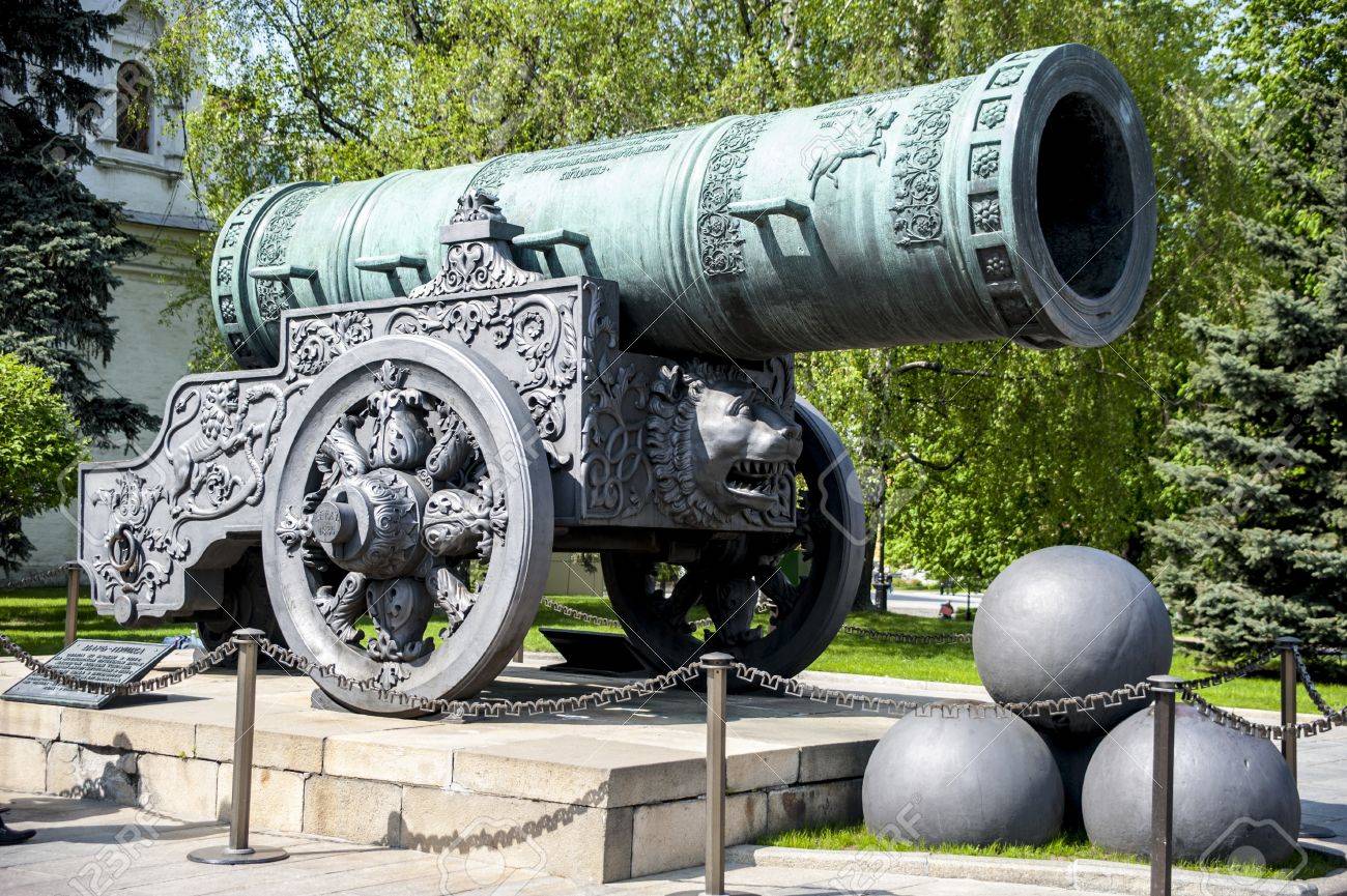 tzar cannon the largest by caliber cannon in the world on display