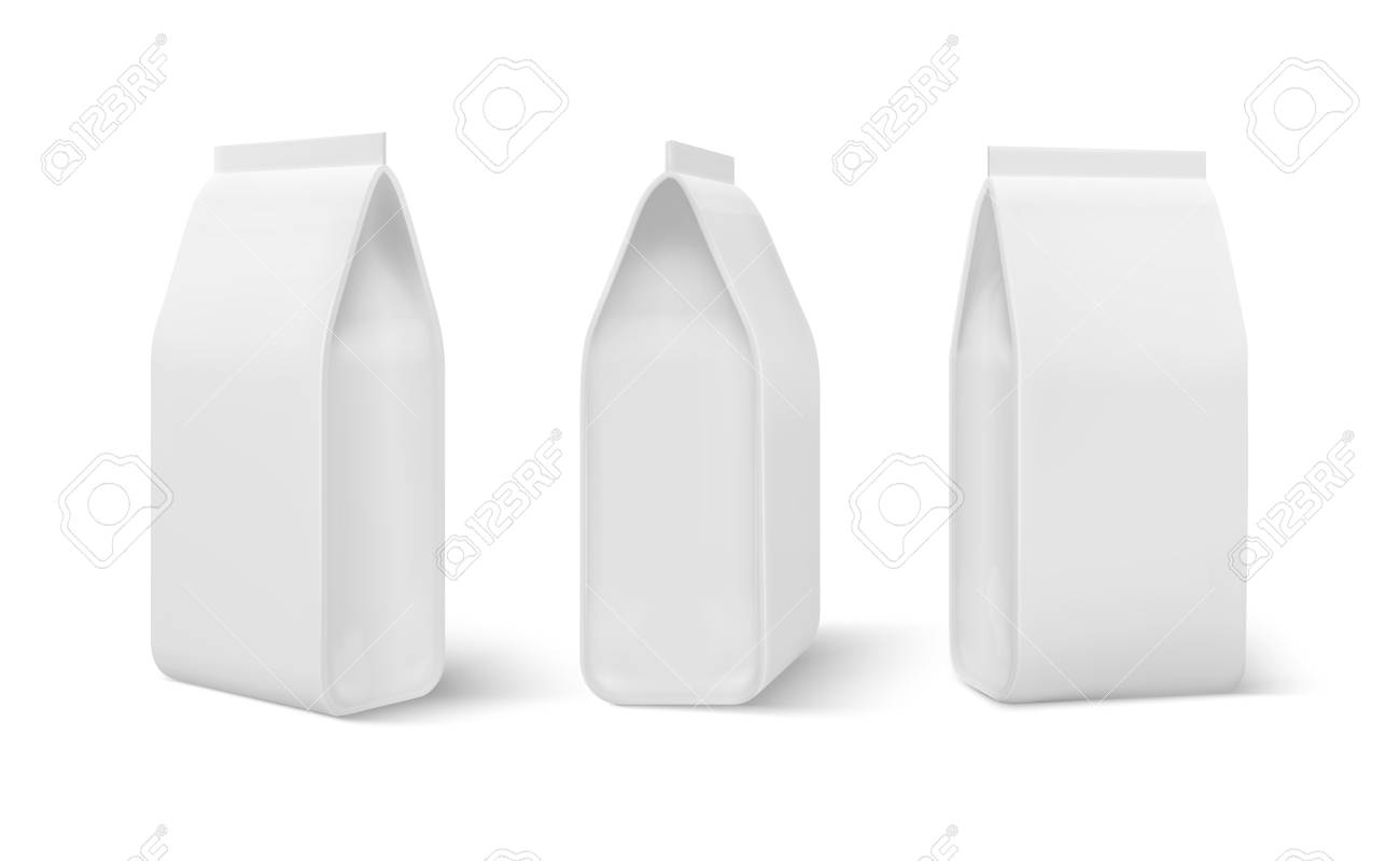 Download Realistic Doy Pack Food Bag Mockup Dogs Meal Blank Packaging Royalty Free Cliparts Vectors And Stock Illustration Image 125668061