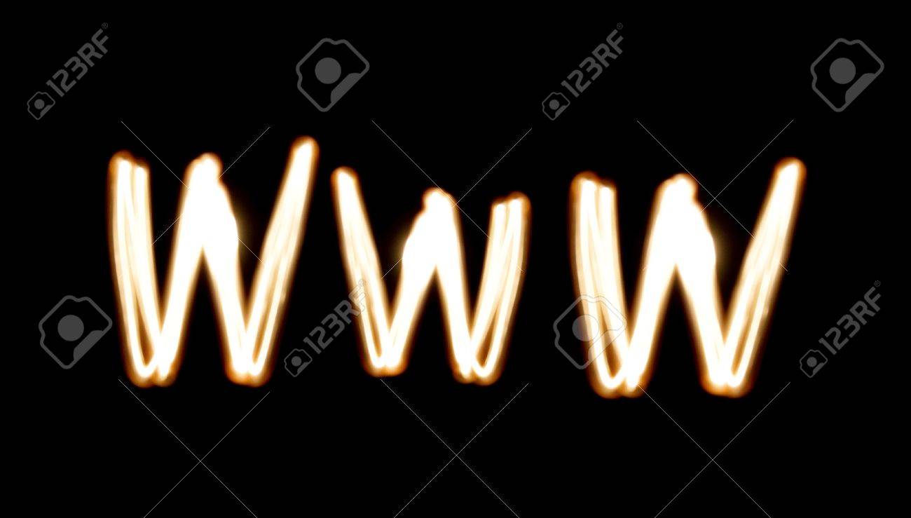 Light painting photograph of the acronym WWW – World Wide Web - 5743718 Light painting photograph of the acronym WWW – World Wide Web - 5743718