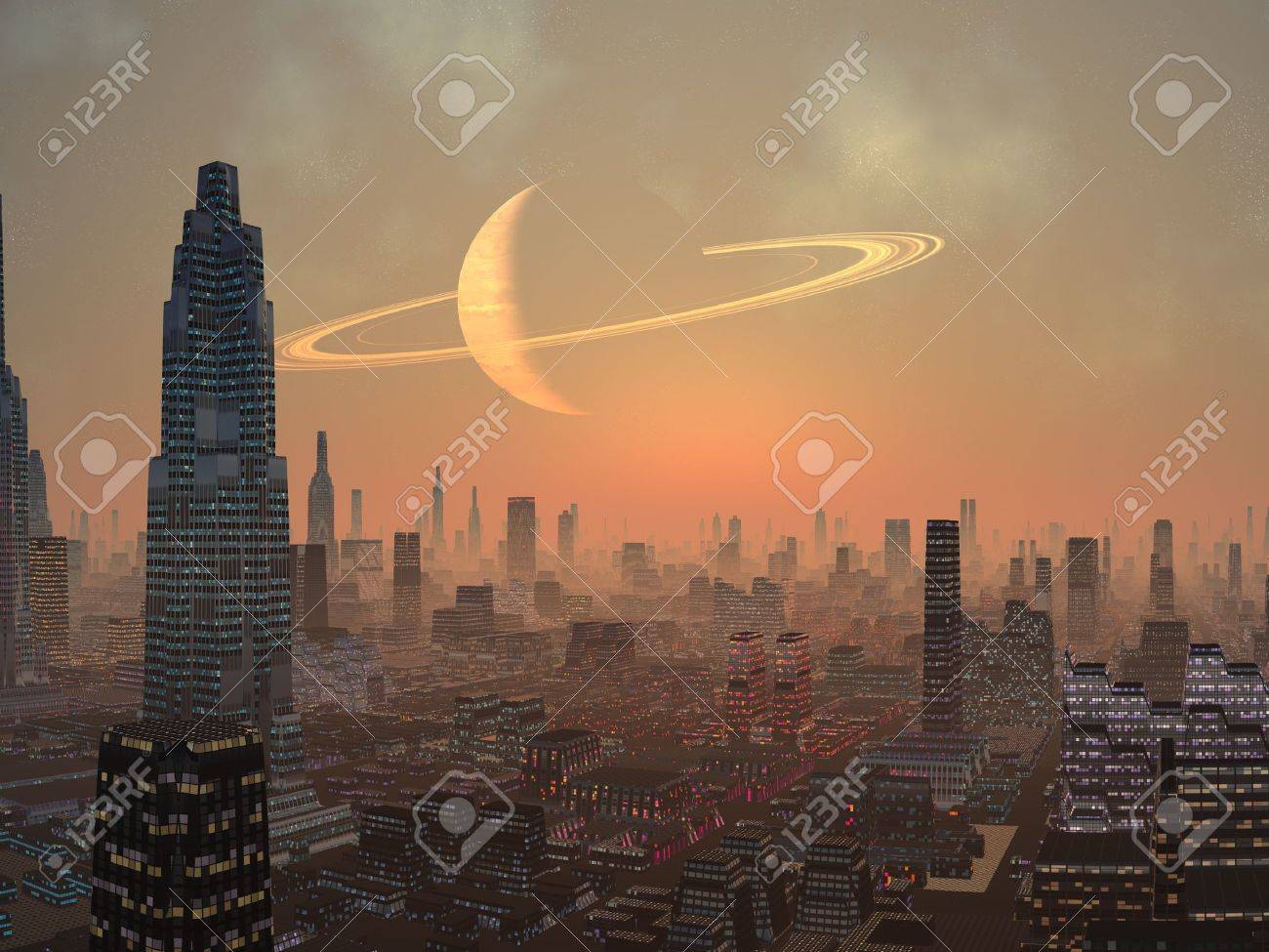 Hot Summer Night In Alien City Stock Photo Picture And Royalty Hot Summer Night In Alien City Stock Photo Picture And Royalty