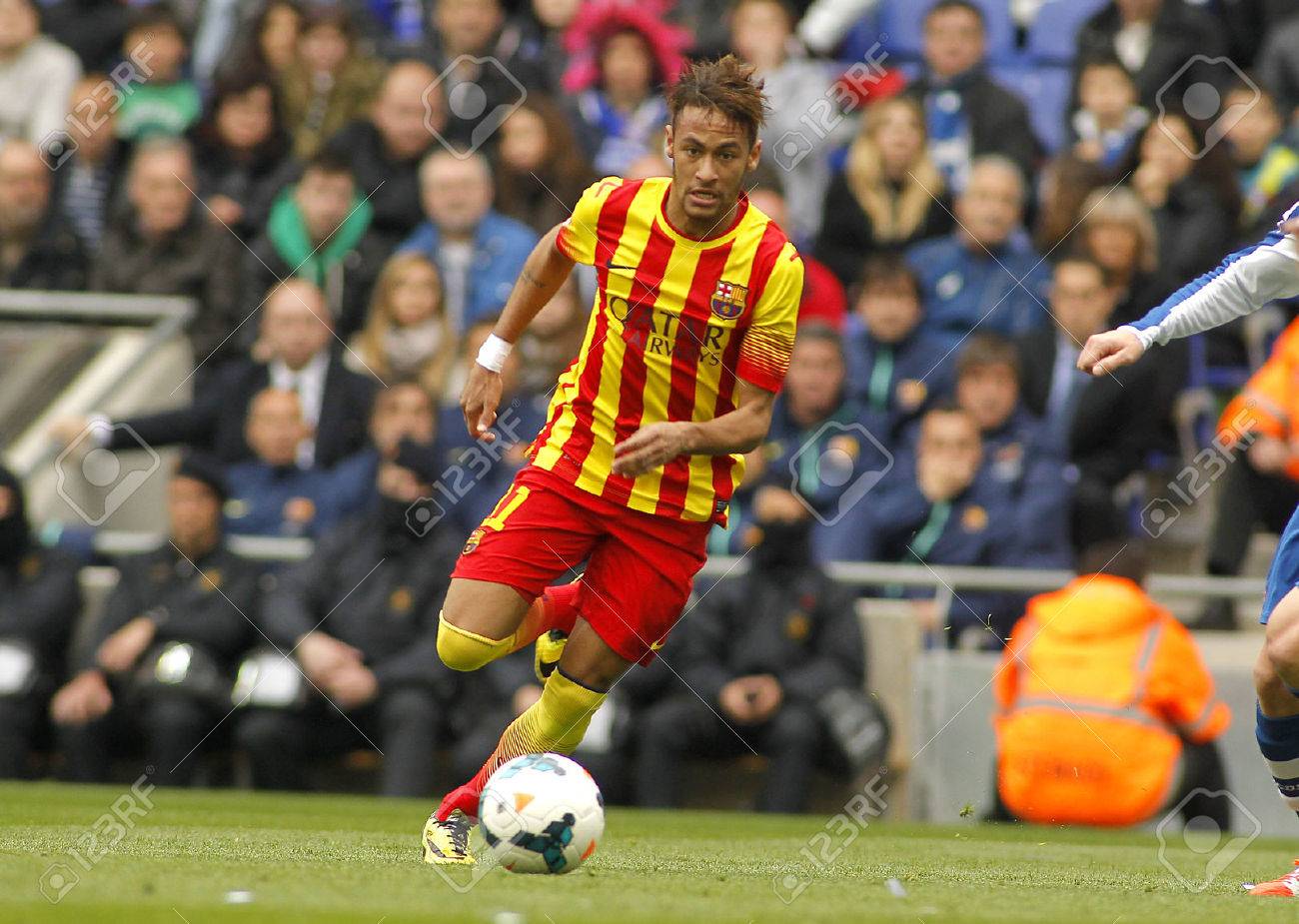 fc バルセロナ スペイン リーグ中の neymar da silva 照合 rcd