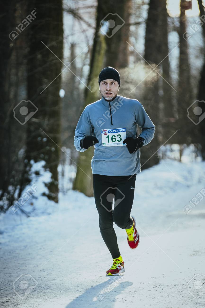 runner in the cold