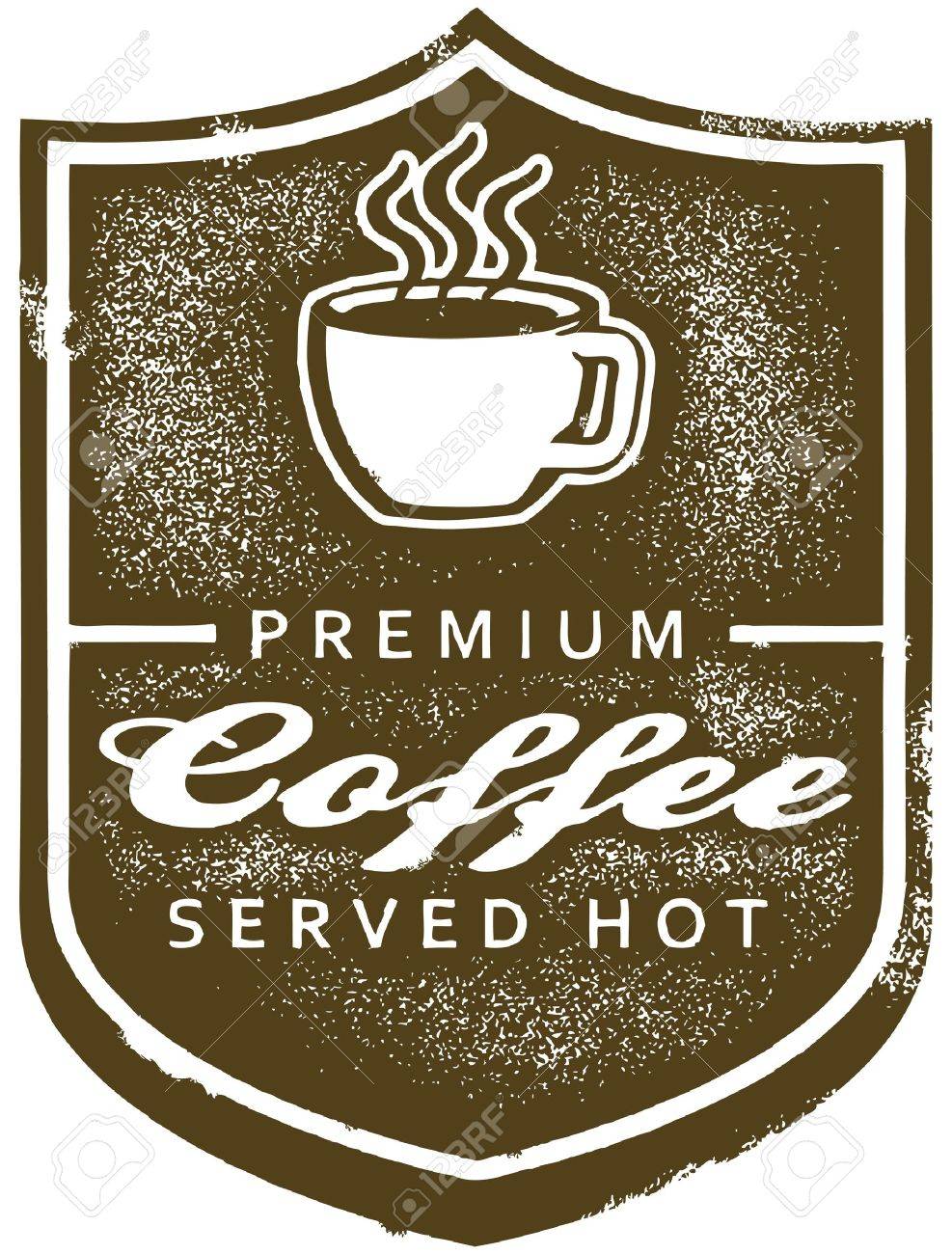 Vintage Coffee Cup Vector Vintage Coffee Cup Vector
