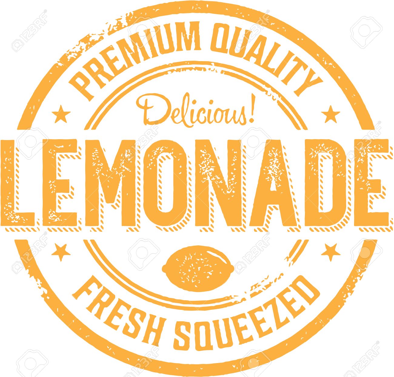 vintage style lemonade sign label royalty free cliparts vectors