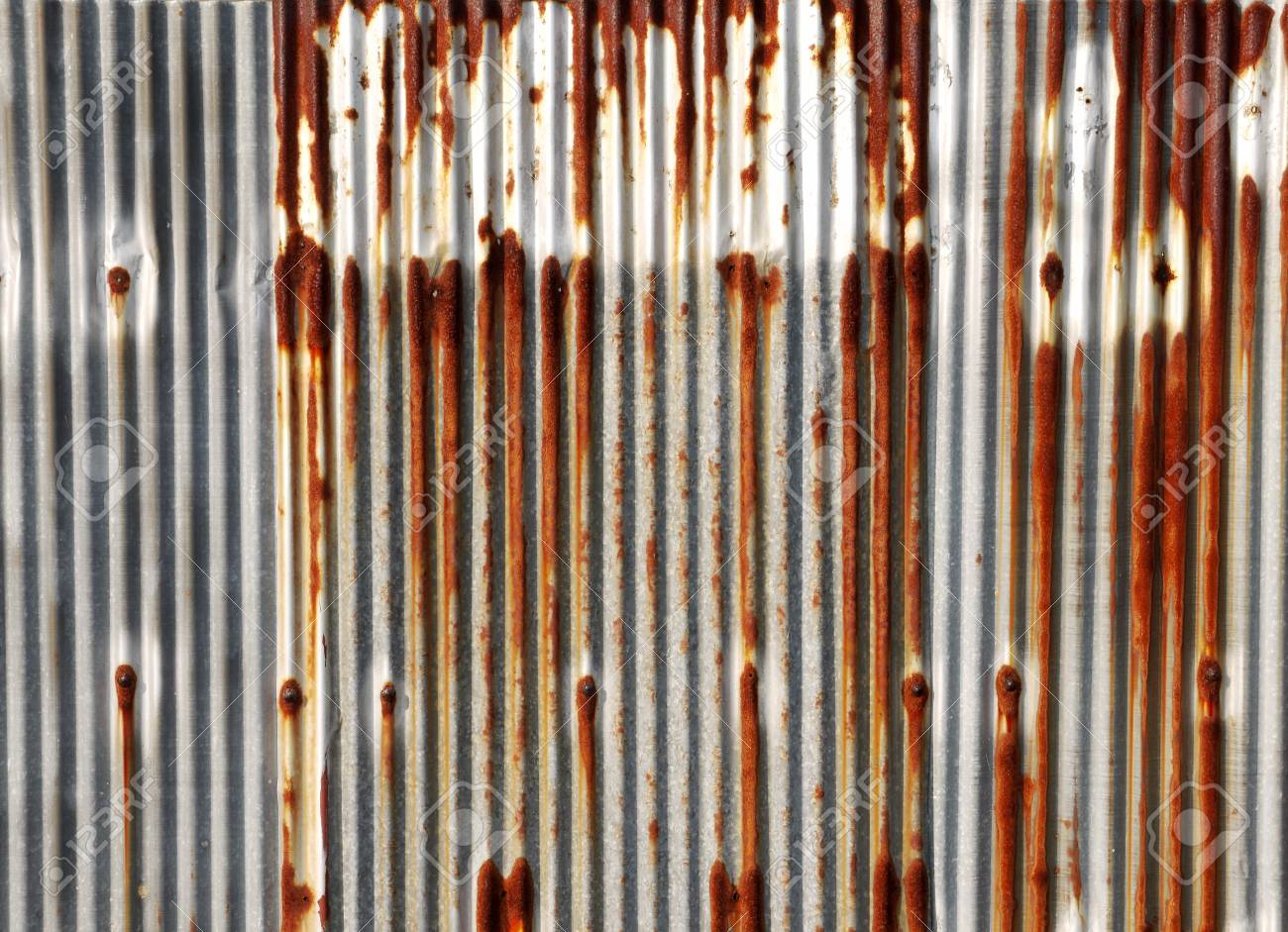 錆びたトタン板 の写真素材 画像素材 Image
