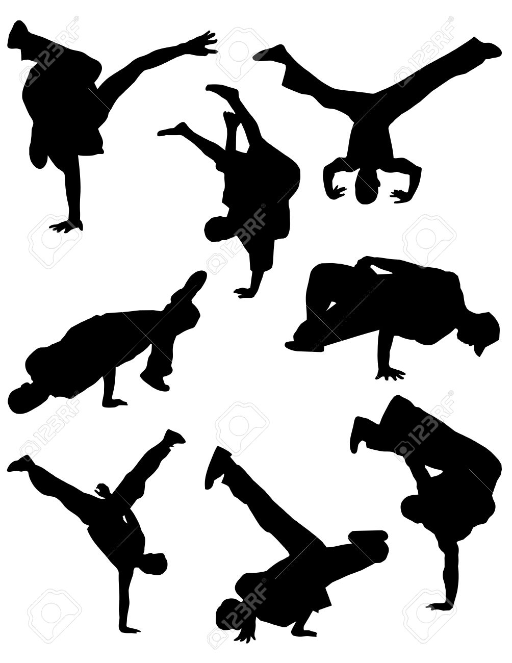 ブレイク ダンス シルエット のイラスト素材 ベクタ Image ブレイク ダンス シルエット のイラスト素材 ベクタ Image