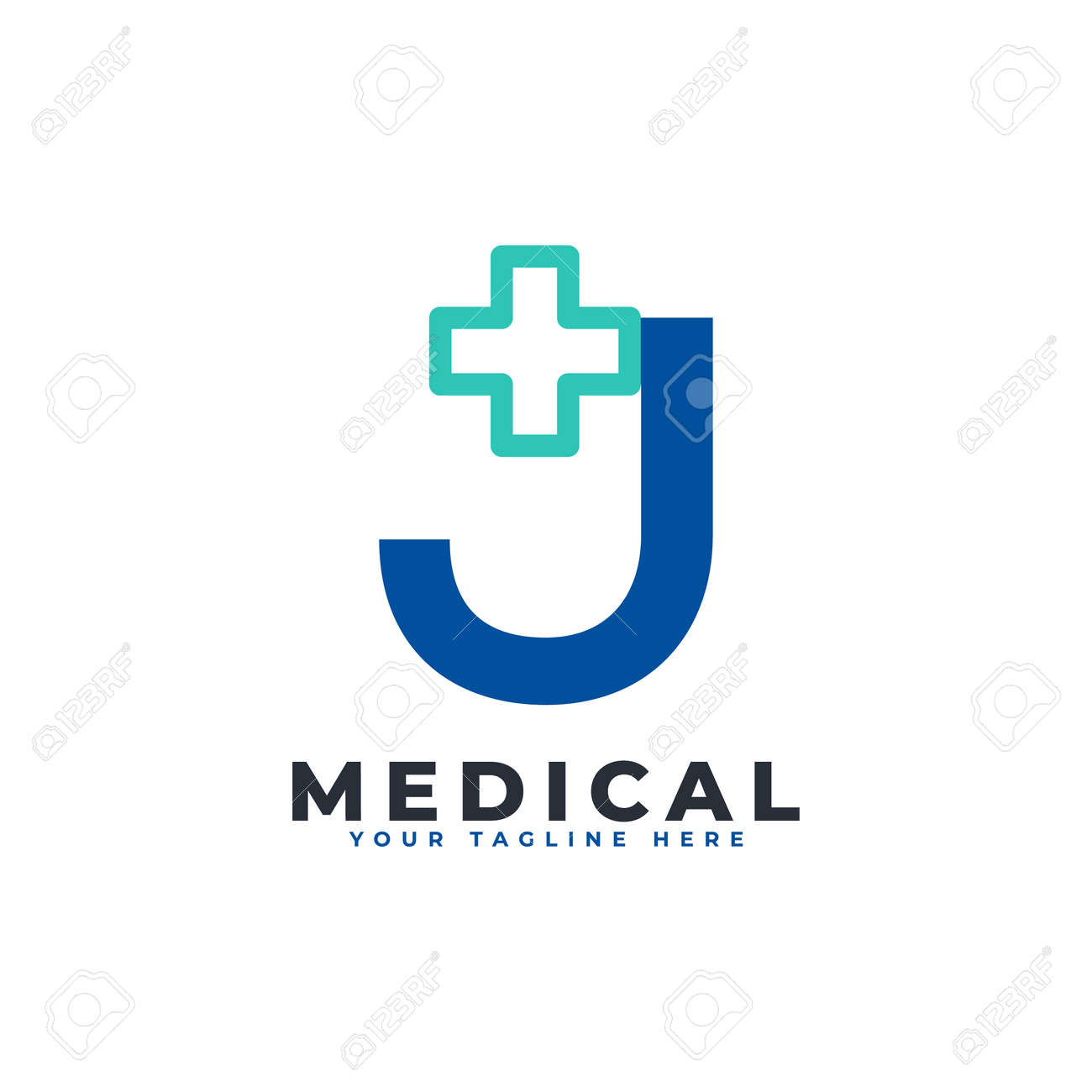 Letter J cross plus logo. Usable for Business, Science, Healthcare, Medical, Hospital and Nature Logos. - 168249701 Letter J cross plus logo. Usable for Business, Science, Healthcare, Medical, Hospital and Nature Logos. - 168249701