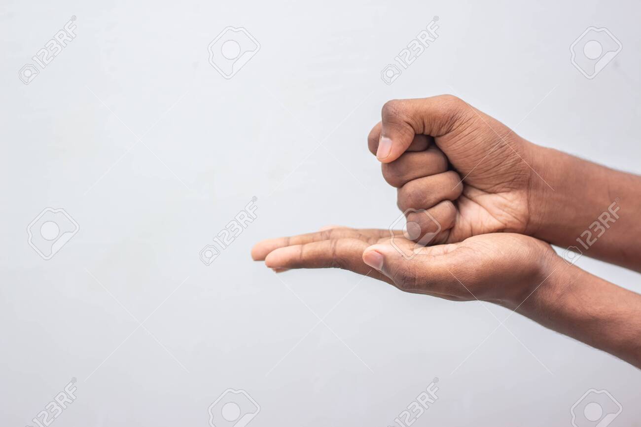 Man Hand Sign Help Asl American Sign Language To Sign Help Stock Photo Picture And Royalty Free Image Image 156339385