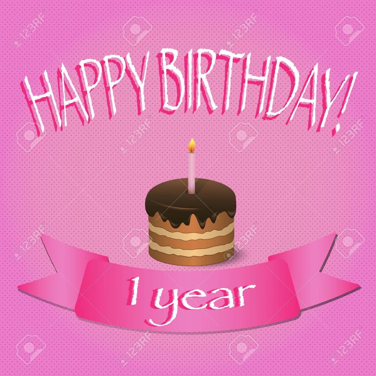 happy birthday one year girl