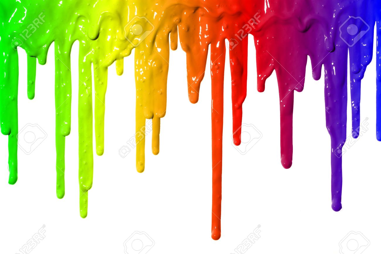 different colors of paint