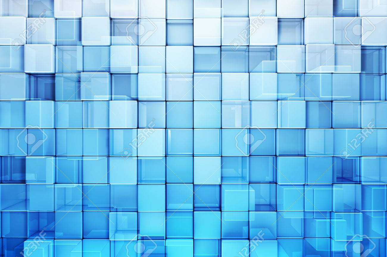 Blue Blocks Abstract Background Stock Photo, Picture and Royalty Free  Image. Image 32388695., image size:1300x866