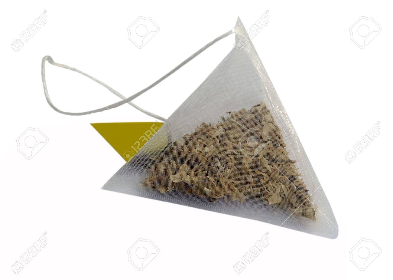 Download Tea Bag As A Pyramid Of On White Background Stock Photo Picture And Royalty Free Image Image 4700144 Yellowimages Mockups