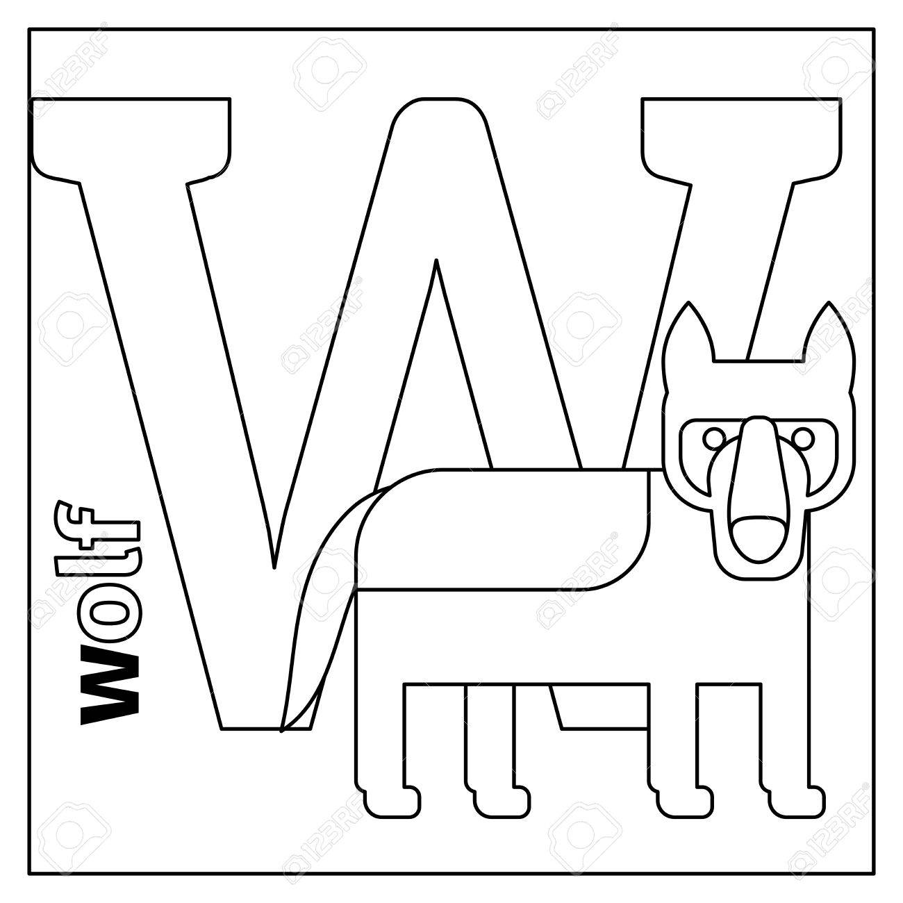 Coloring Page Or Card For Kids With English Animals Zoo Alphabet Royalty Free Cliparts Vectors And Stock Illustration Image 64589173 Coloring Page Or Card For Kids With English Animals Zoo Alphabet Royalty Free Cliparts Vectors And Stock Illustration Image 64589173