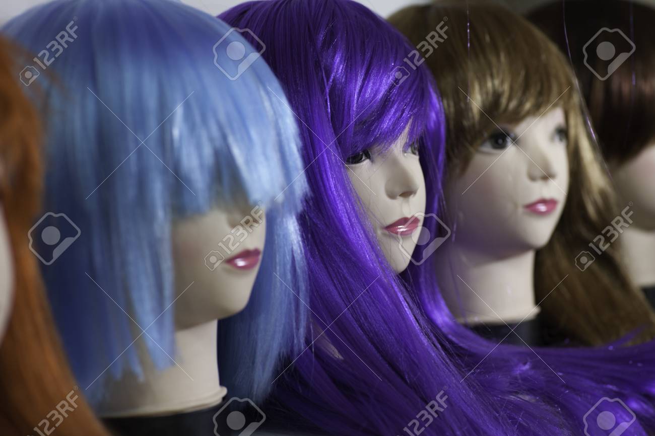 coloured wigs
