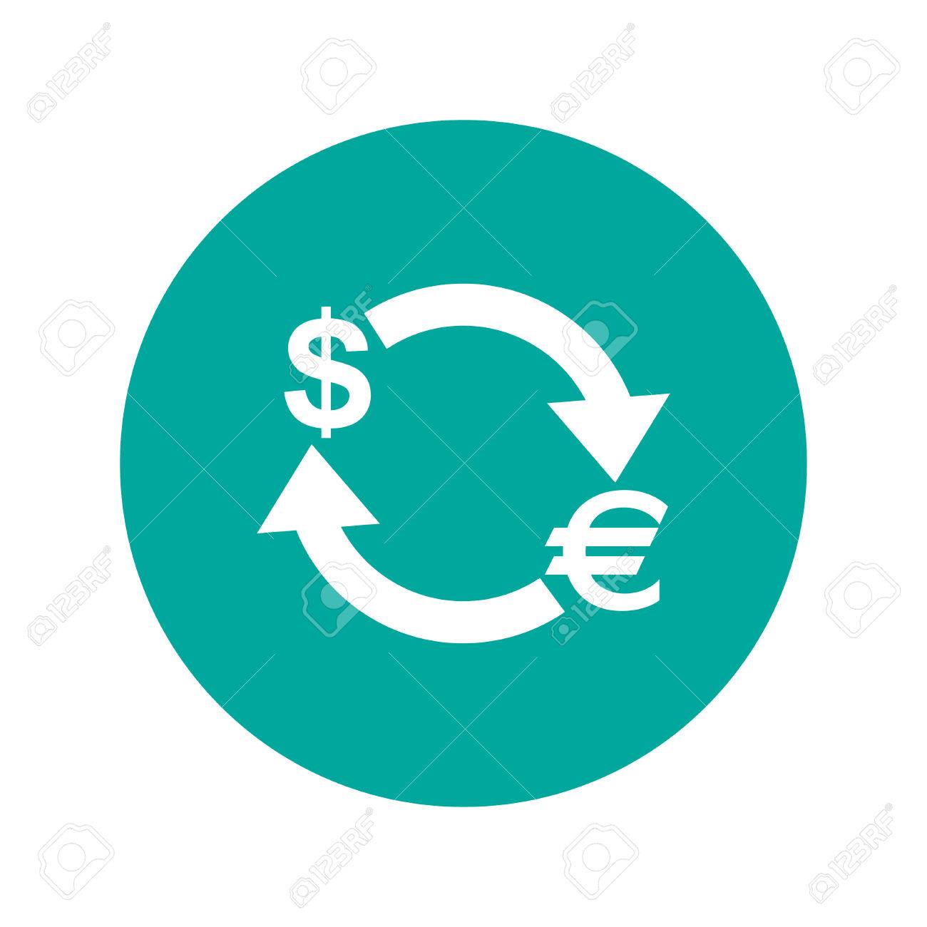 Icono De Dinero. Euro Estilo De Diseño Flat Ilustraciones Svg, Vectoriales, Clip Art Libre De Derechos. 50787680.