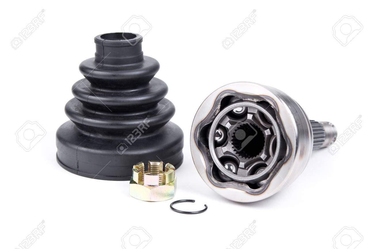 Constant Velocity Joint With Boot And Lock Nut On White Background Auto Stock Photo Picture And Royalty Free Image Image 99319919