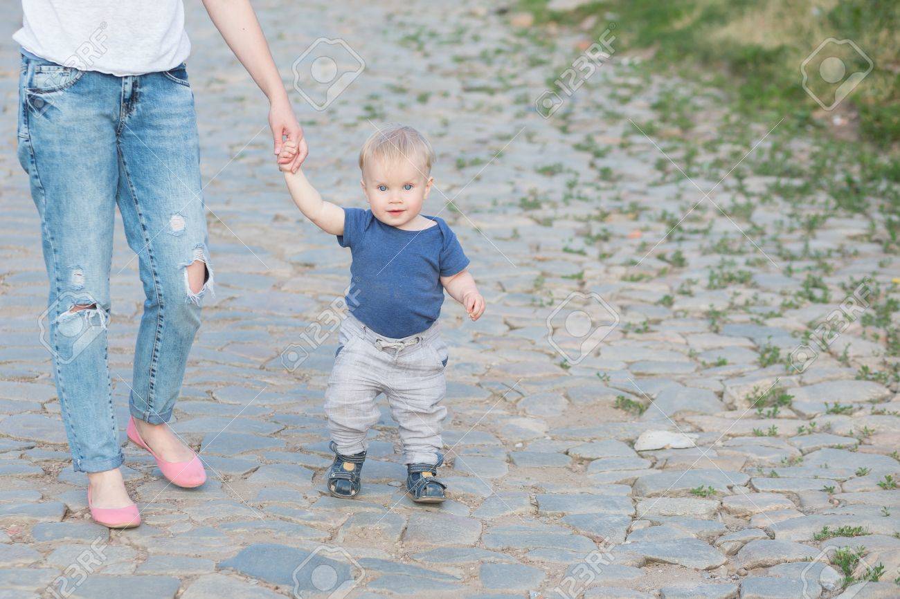 baby boy walking