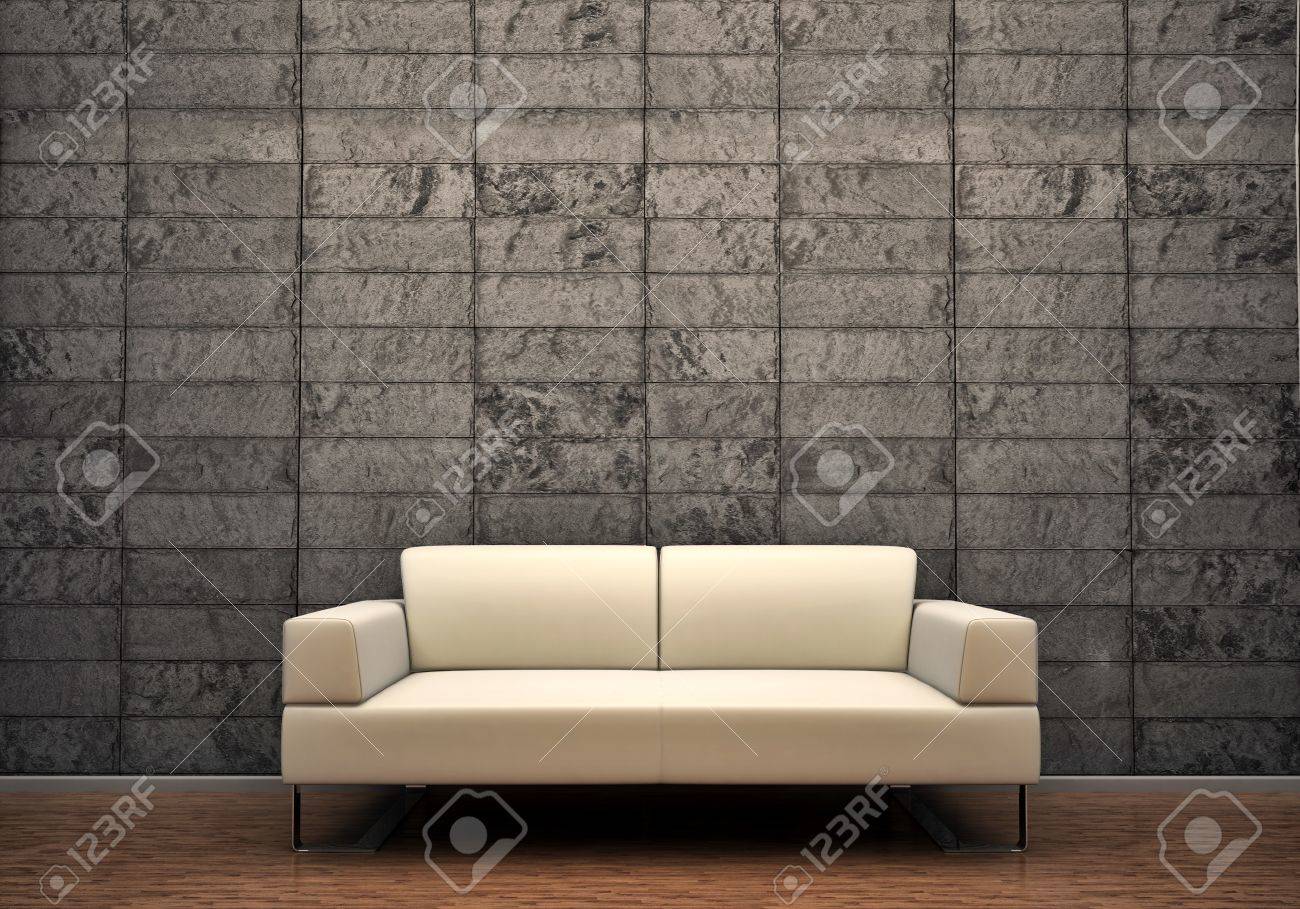 Interior Sofa Escena Pared De La Casa De Diseno Fotos Retratos