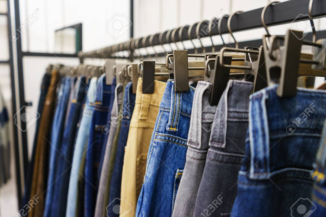 different colors of denim