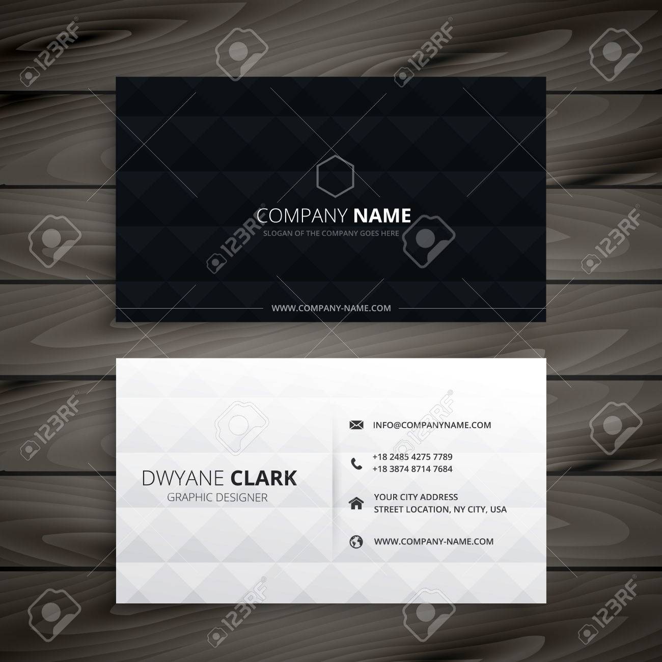 simple black and white diamond business card - 55077628 simple black and white diamond business card - 55077628