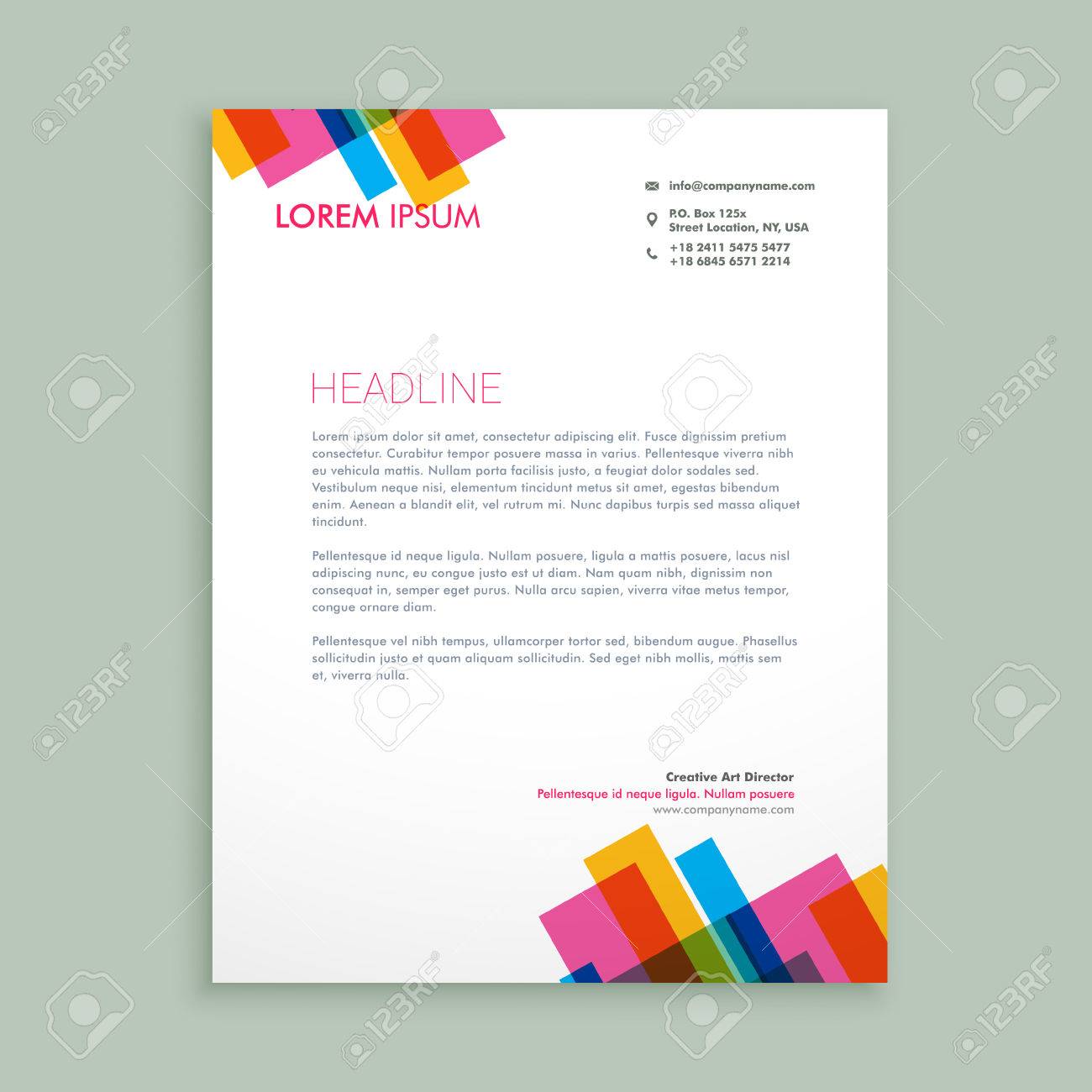 letterhead design