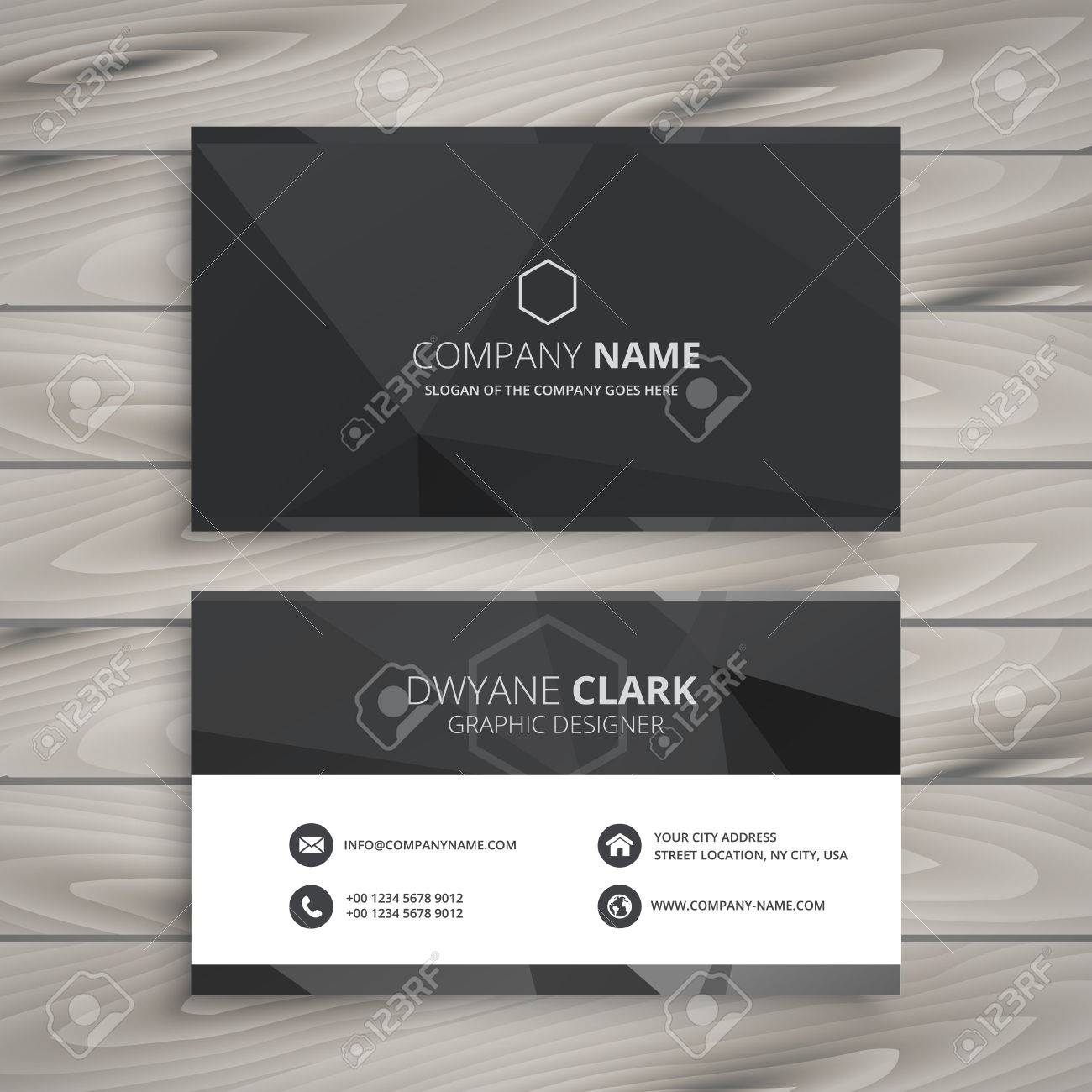 black business card design - 63826996 black business card design - 63826996