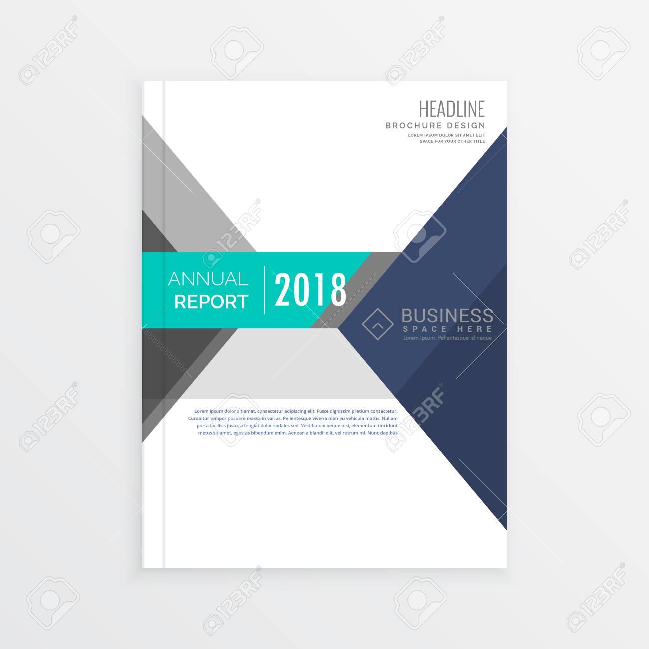annual report cover page template