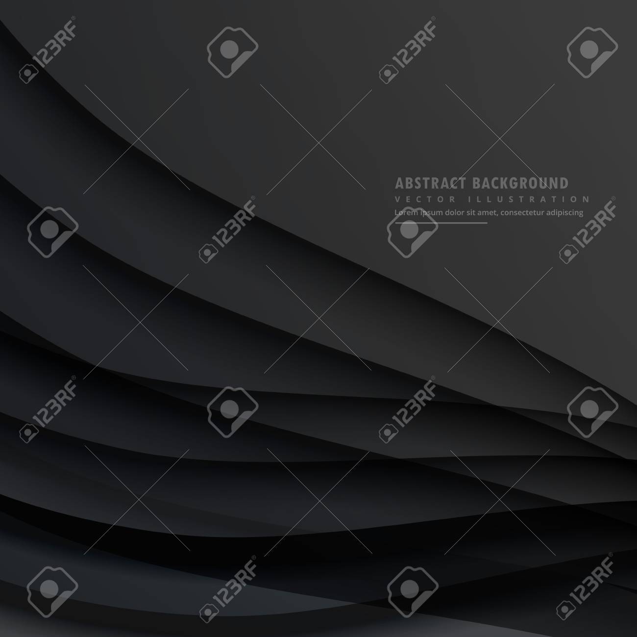 暗い背景ベクトル デザインのイラスト素材 ベクタ Image