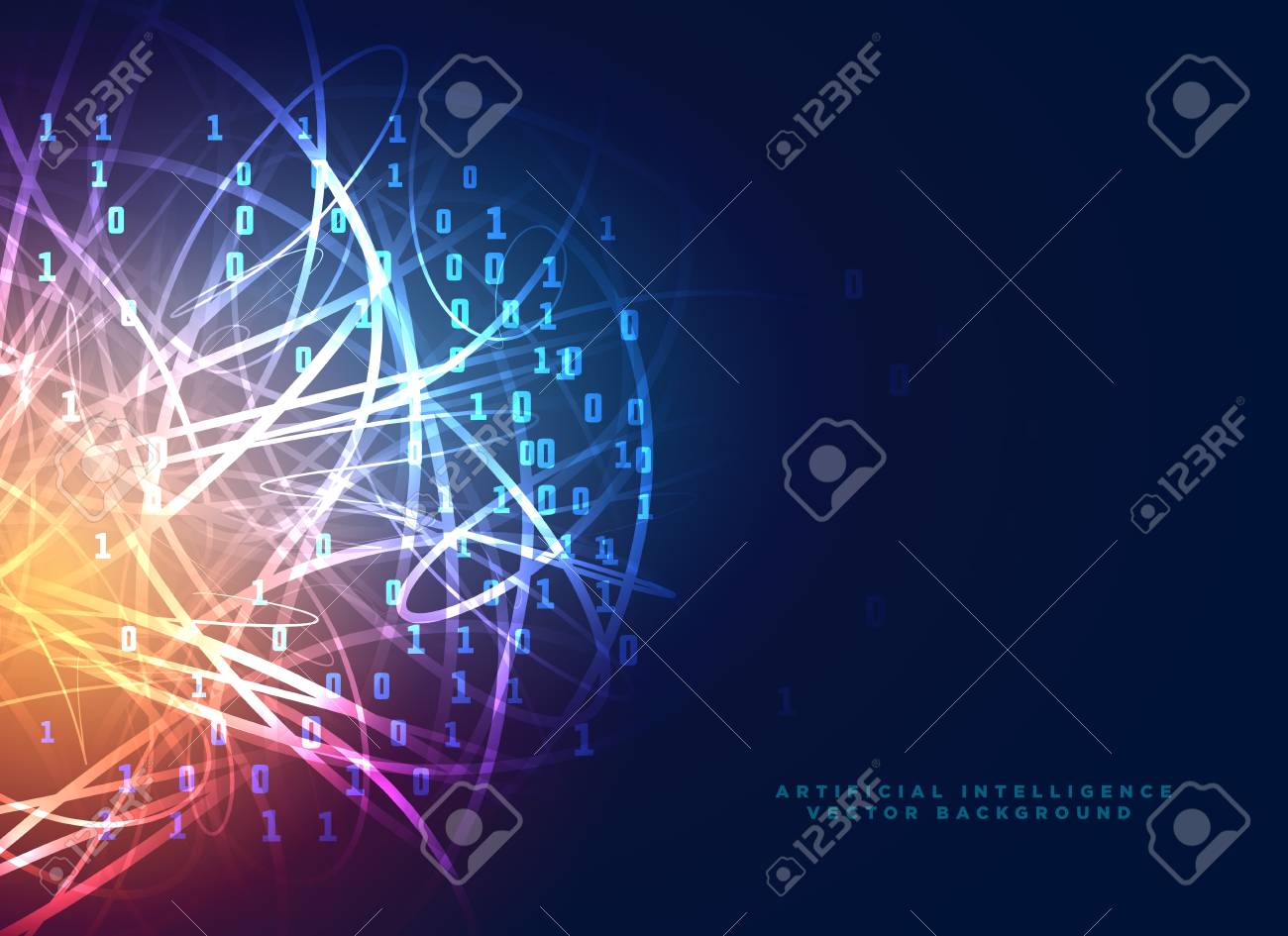 digital technology design with abstract letwork lines and binary code - 96952102 digital technology design with abstract letwork lines and binary code - 96952102