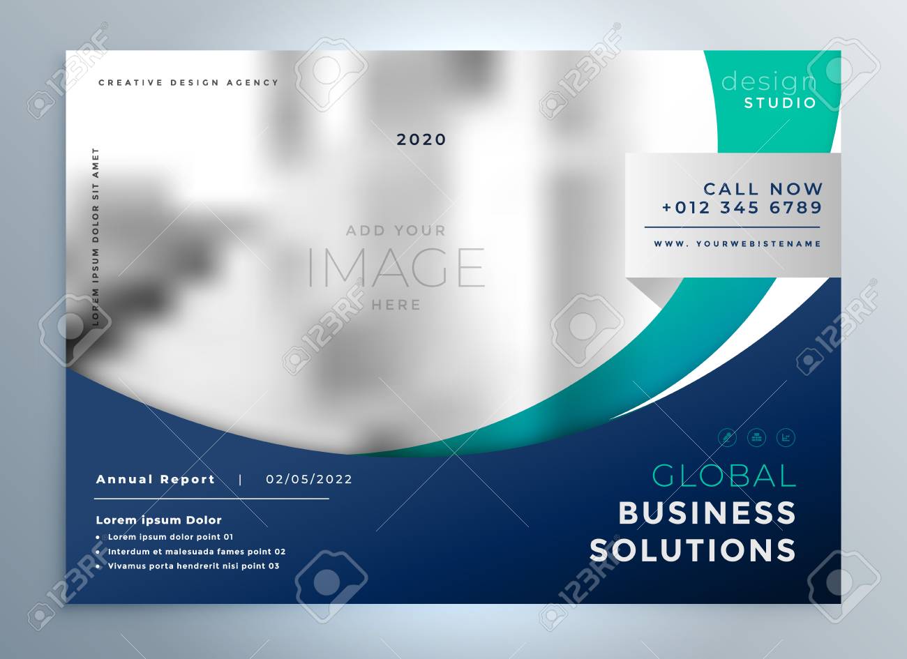 Business brochure modern presentation background - 100874864 Business brochure modern presentation background - 100874864