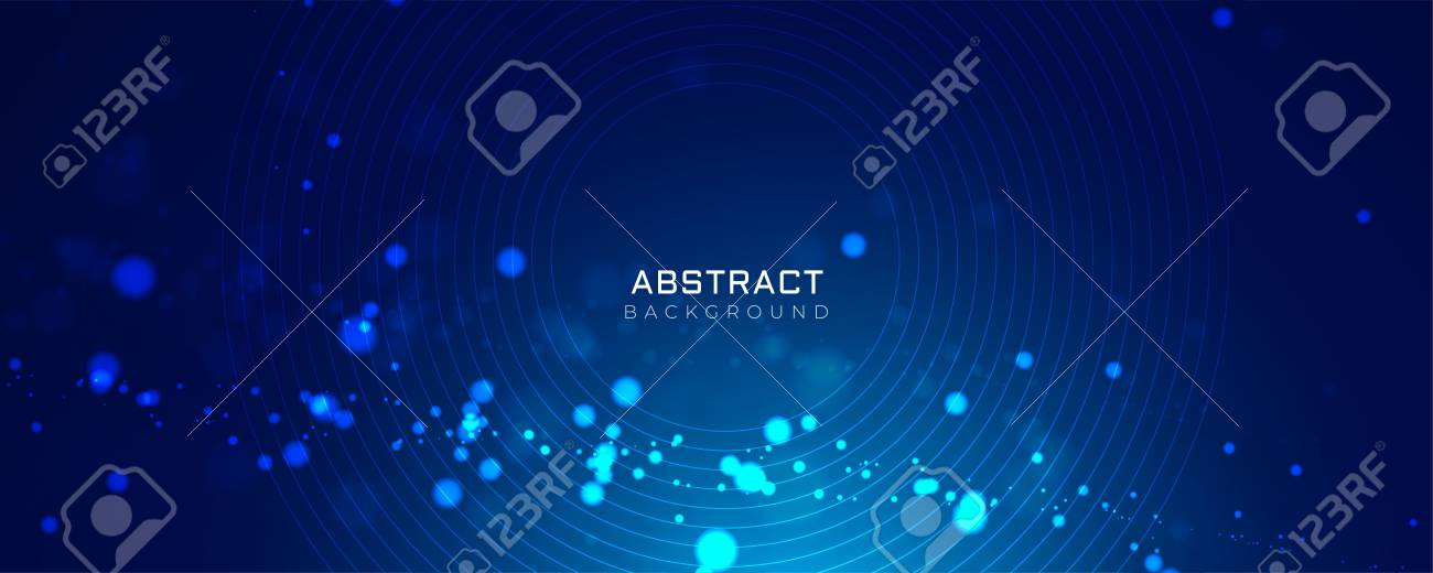 blue background with glowing dots bokeh style - 109817939 blue background with glowing dots bokeh style - 109817939
