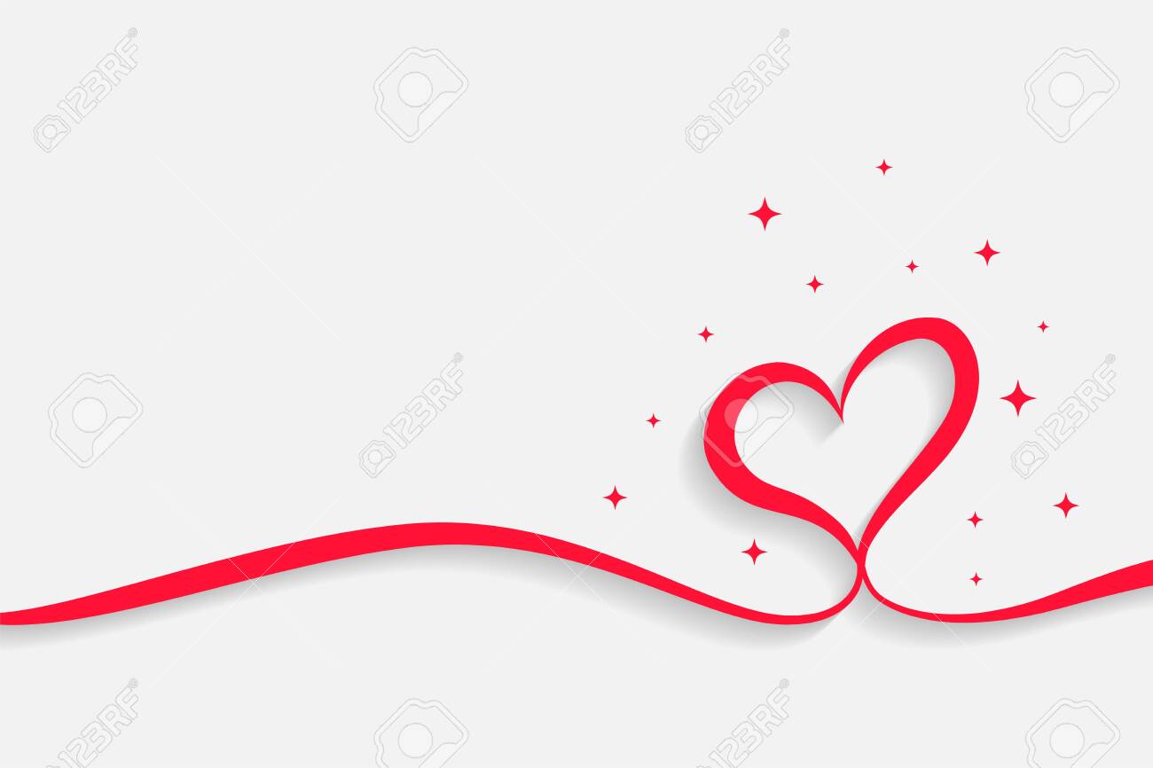 Creative Love Heart Design On White Background Royalty Free SVG, Cliparts,  Vectors, And Stock Illustration. Image 137413673.