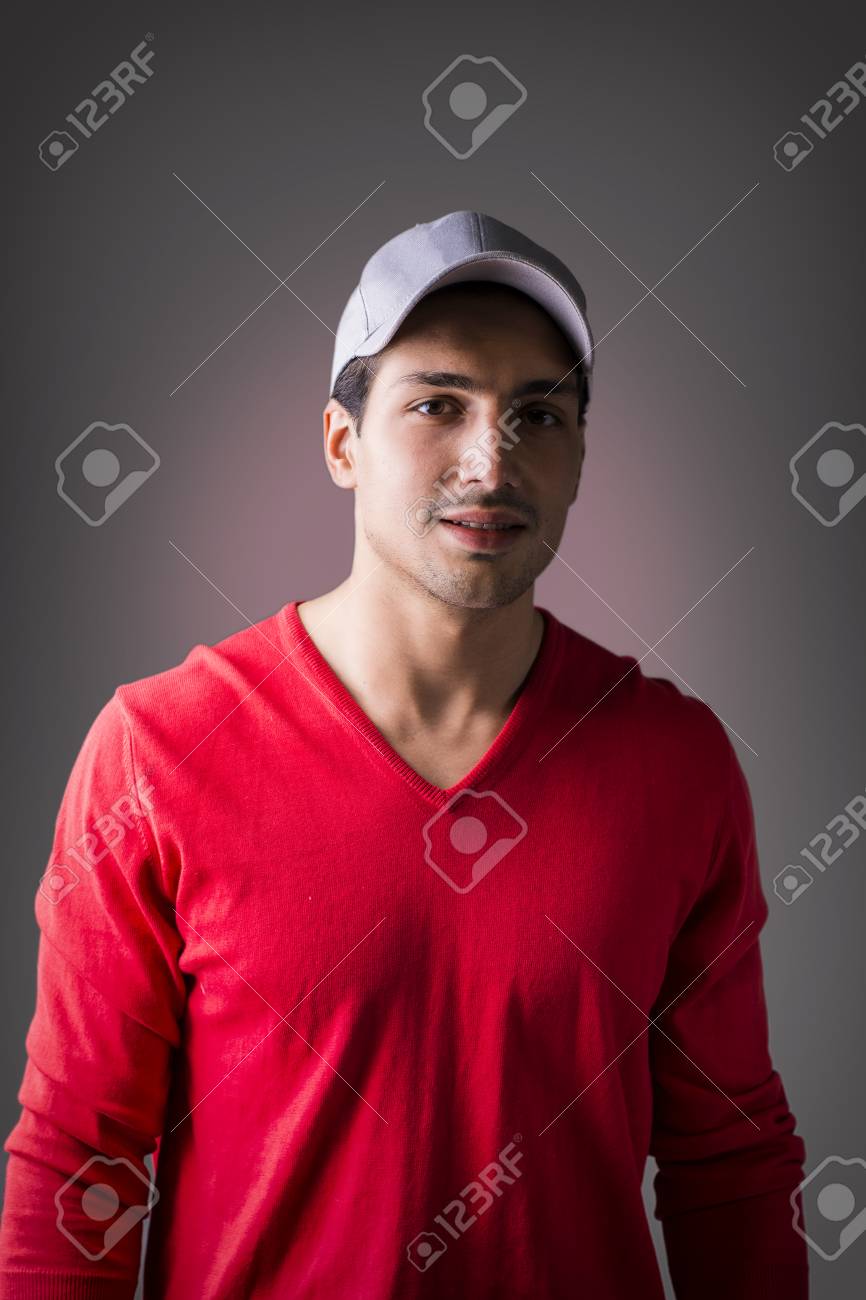 man wearing baseball cap