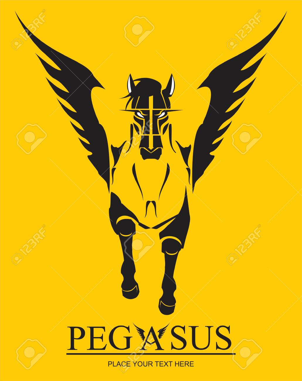 yellow pegasus