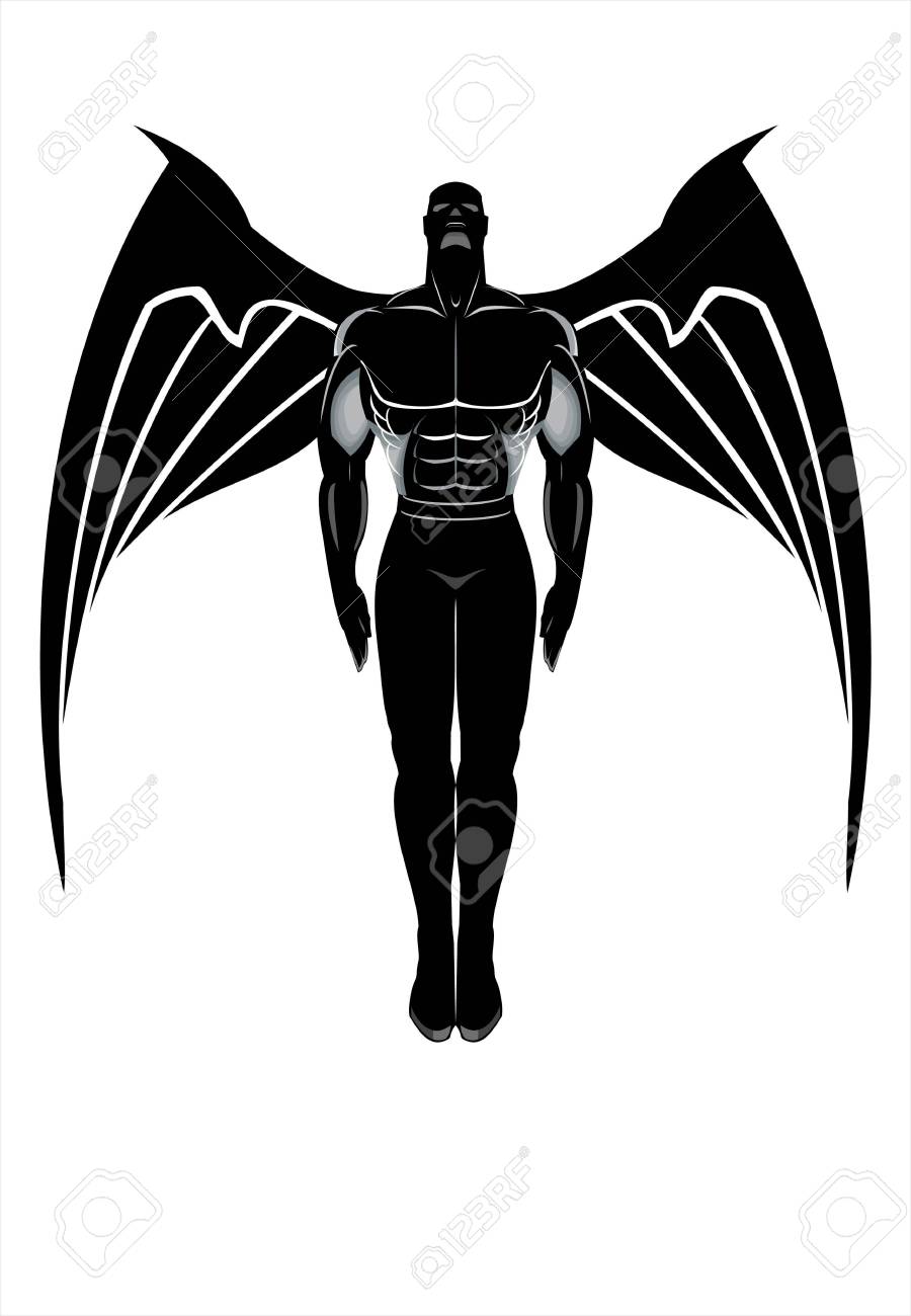 翼を持つ男を飛ぶ 翼を持つ人間のシルエット 翼を持つ男性の解剖学の概念 のイラスト素材 ベクタ Image 翼を持つ男を飛ぶ 翼を持つ人間のシルエット 翼を持つ男性の解剖学の概念 のイラスト素材 ベクタ Image